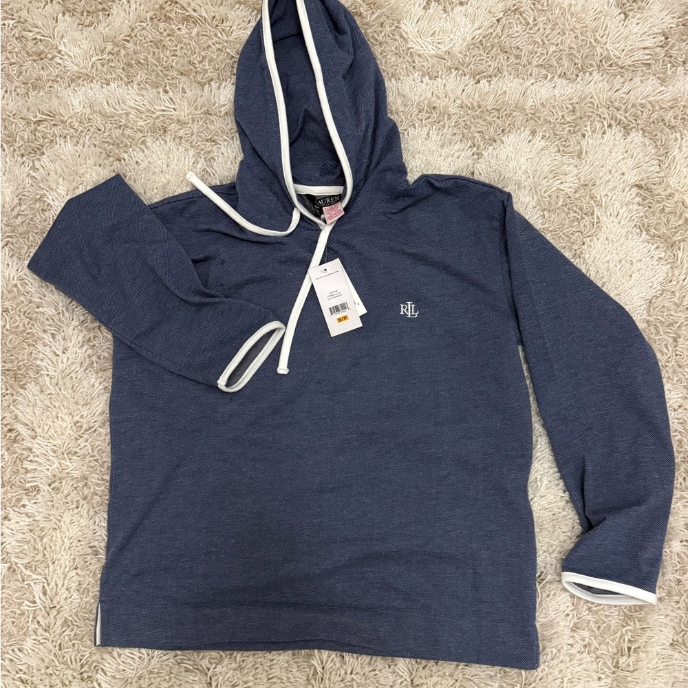 Ralph Lauren Navy Hoodie Sweater for Men